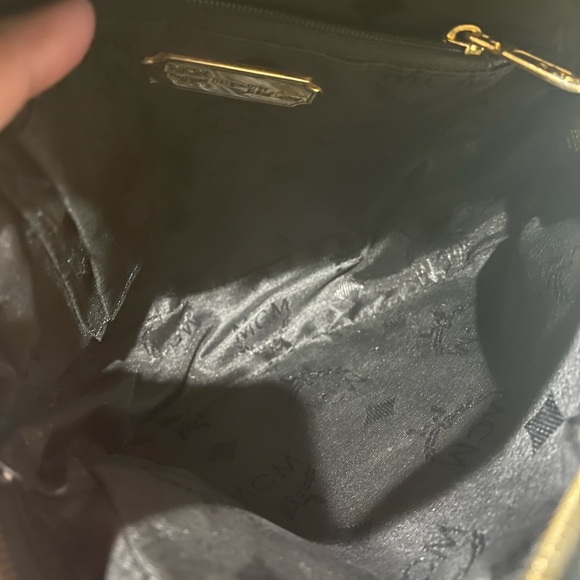 MCM VINTAGE TAMBOURINE BLACK LEATHER BAG - Picture 14 of 16